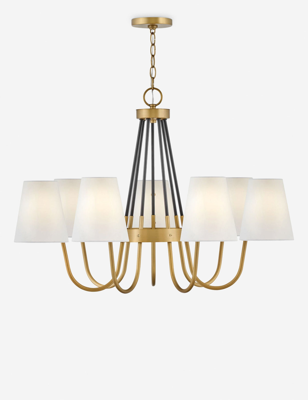 Teague Chandelier dining room light front view