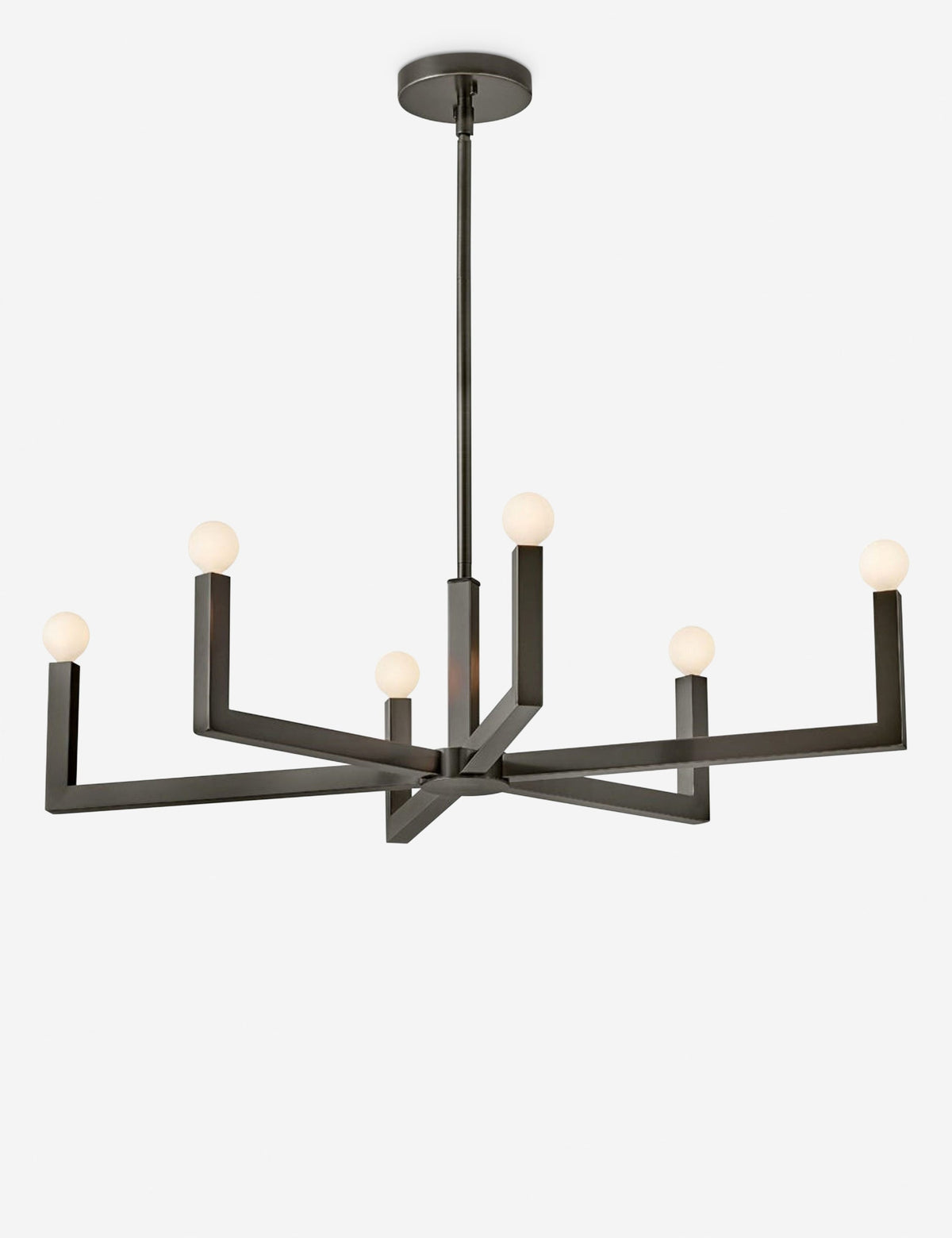Haruki Linear Chandelier dining room light front view