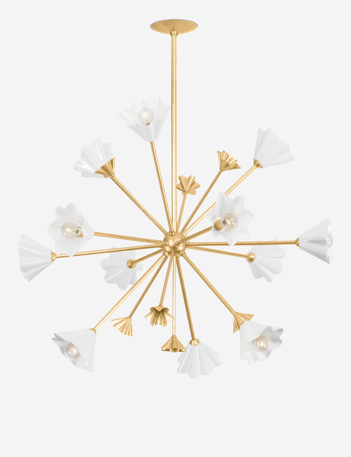 Marigold Chandelier dining room light front view
