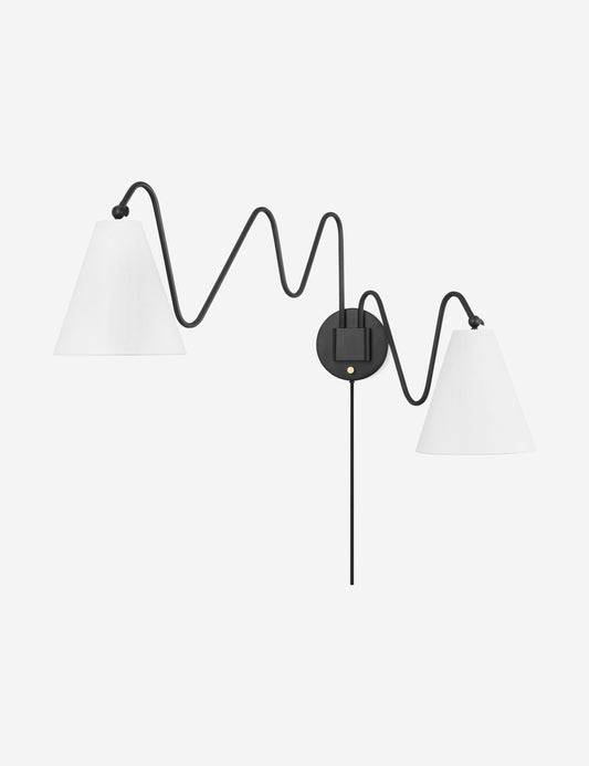 Dellon Double Plug-In Sconce product view 2