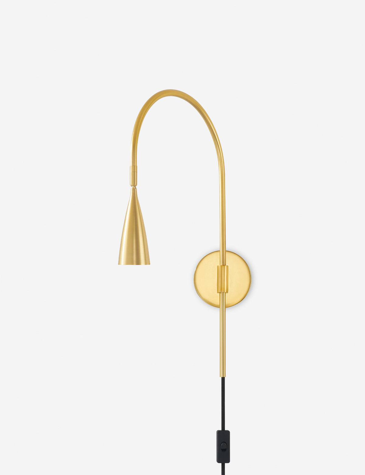 Milford Plug-In Sconce bedroom wall light front view