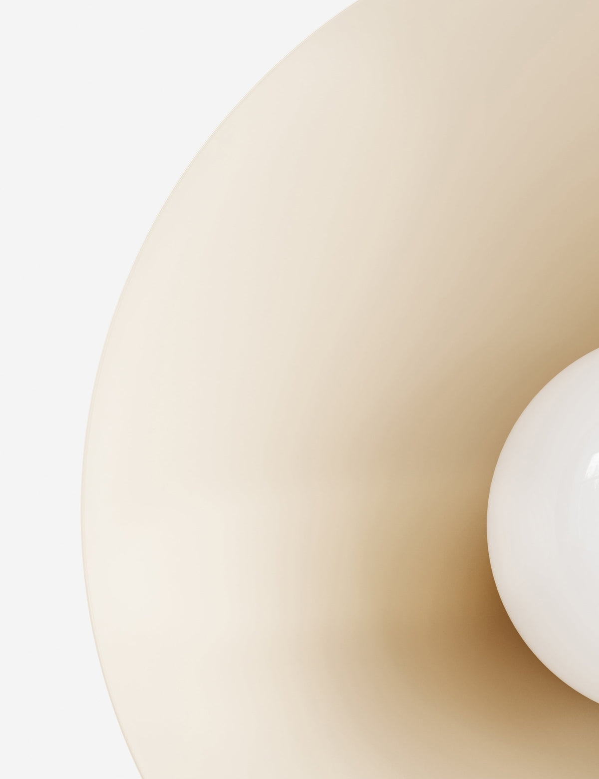 Focal Point Sconce crema finish product view 4