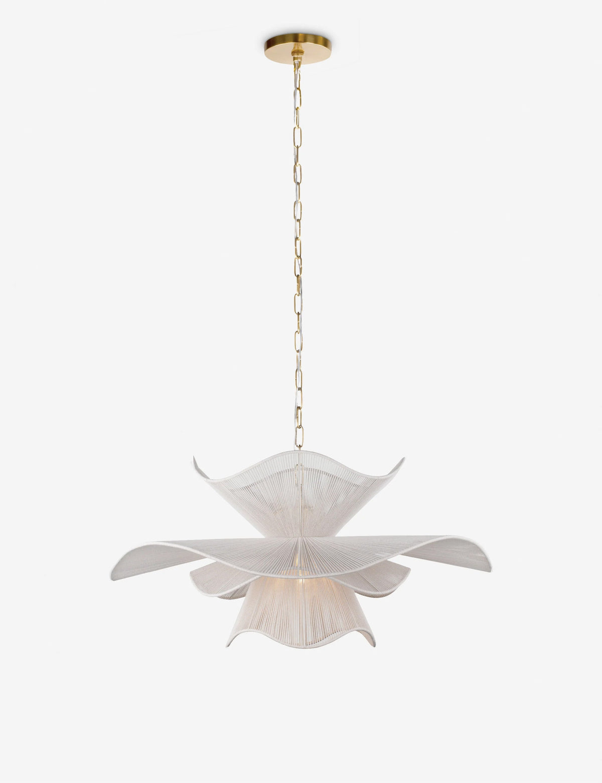 Valenza Chandelier dining room light front view