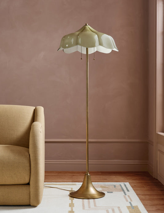 Tozzi Floor Lamp green finish product view 2