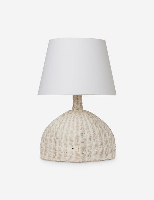 Yarrow Table Lamp white finish product view 2