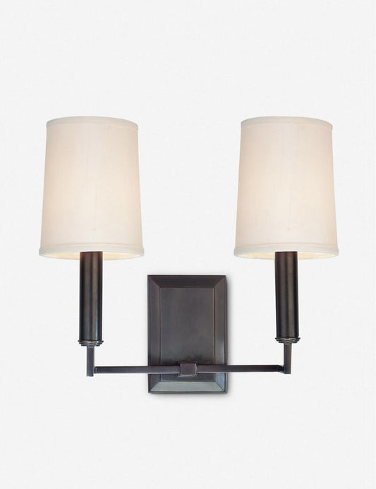 Charlie Double Sconce dark bronze finish product view 2