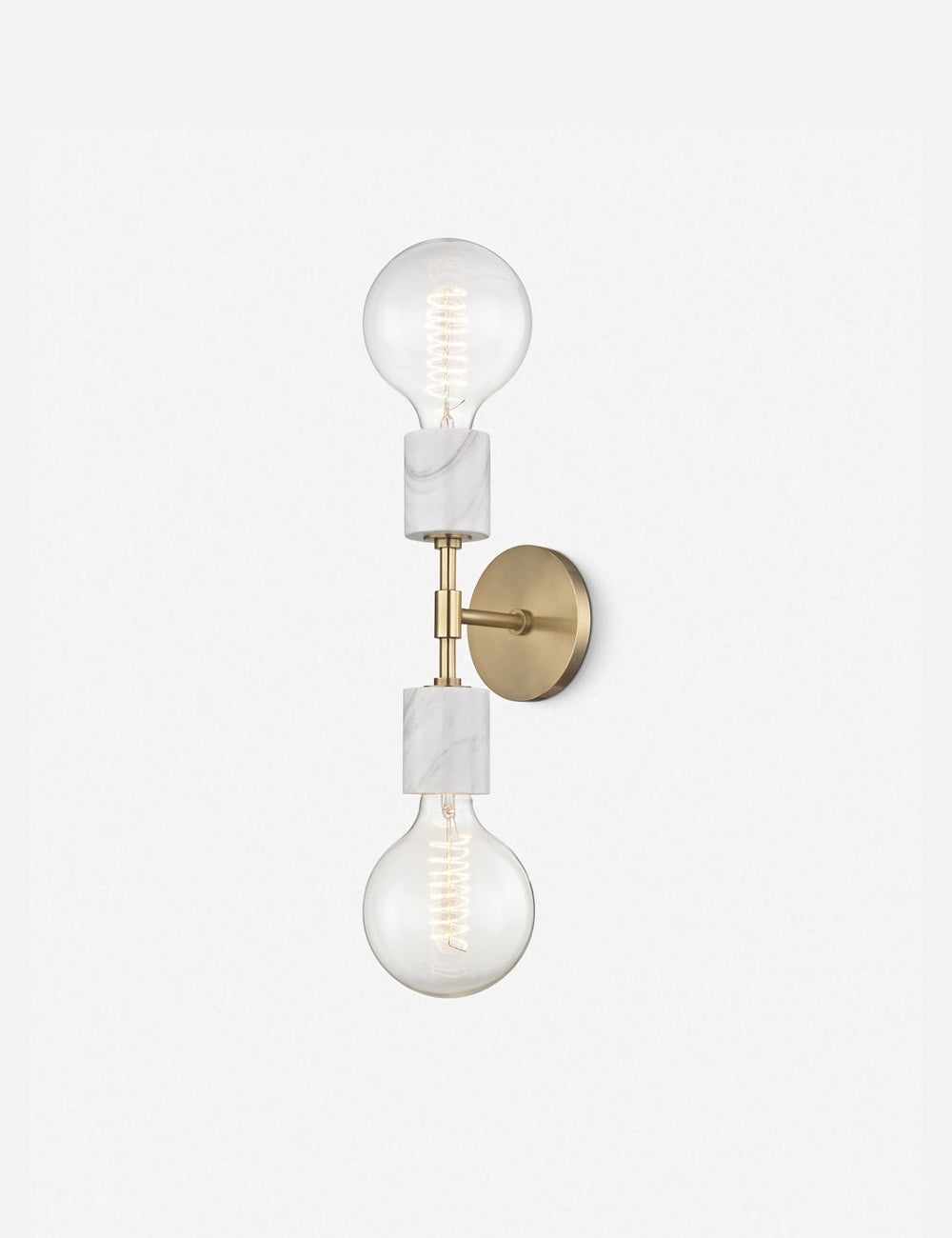 Rigny Sconce aged brass finish product view 2