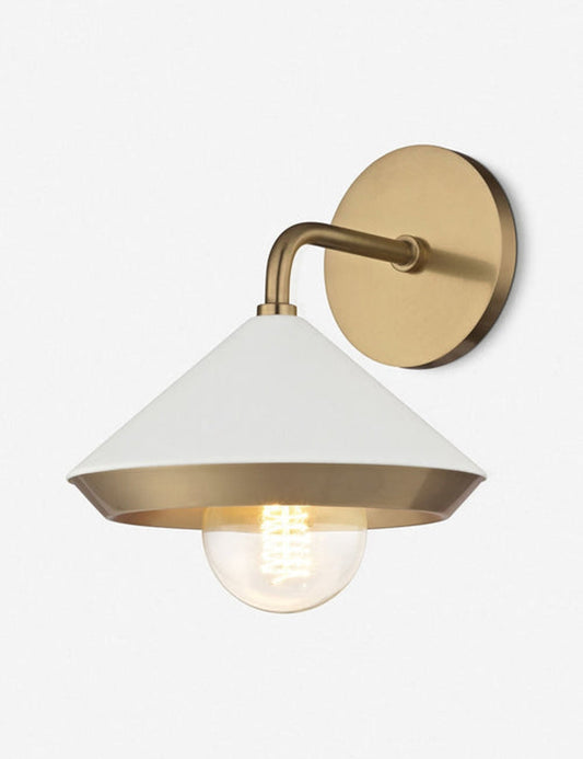 Paola Sconce white finish product view 2
