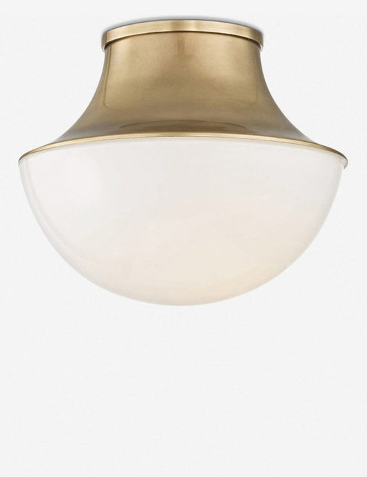 Randi Flush Mount Light brass finish product view 2