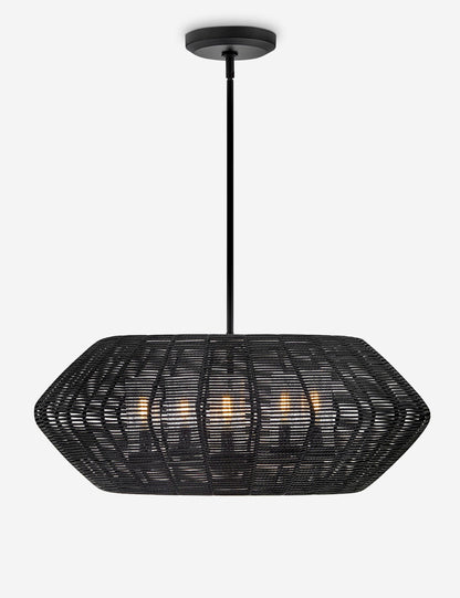 Raferty Outdoor Chandelier dining room light front view