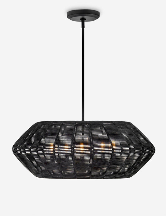 Raferty Outdoor Chandelier dining room light front view