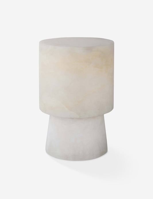 Hazel Alabaster Mini Table Lamp bedside lamp front view