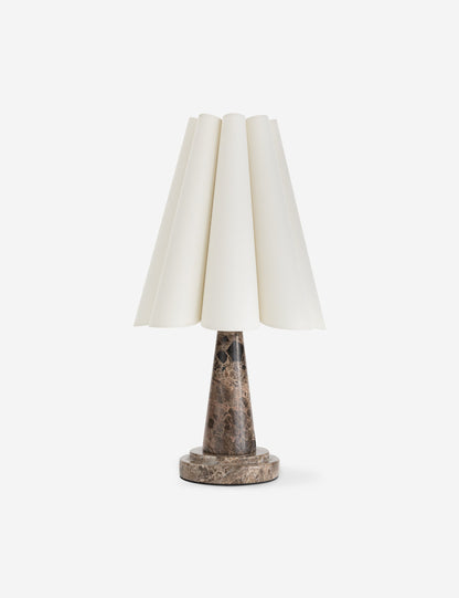 Segal Marble Mini Table Lamp bedside lamp front view