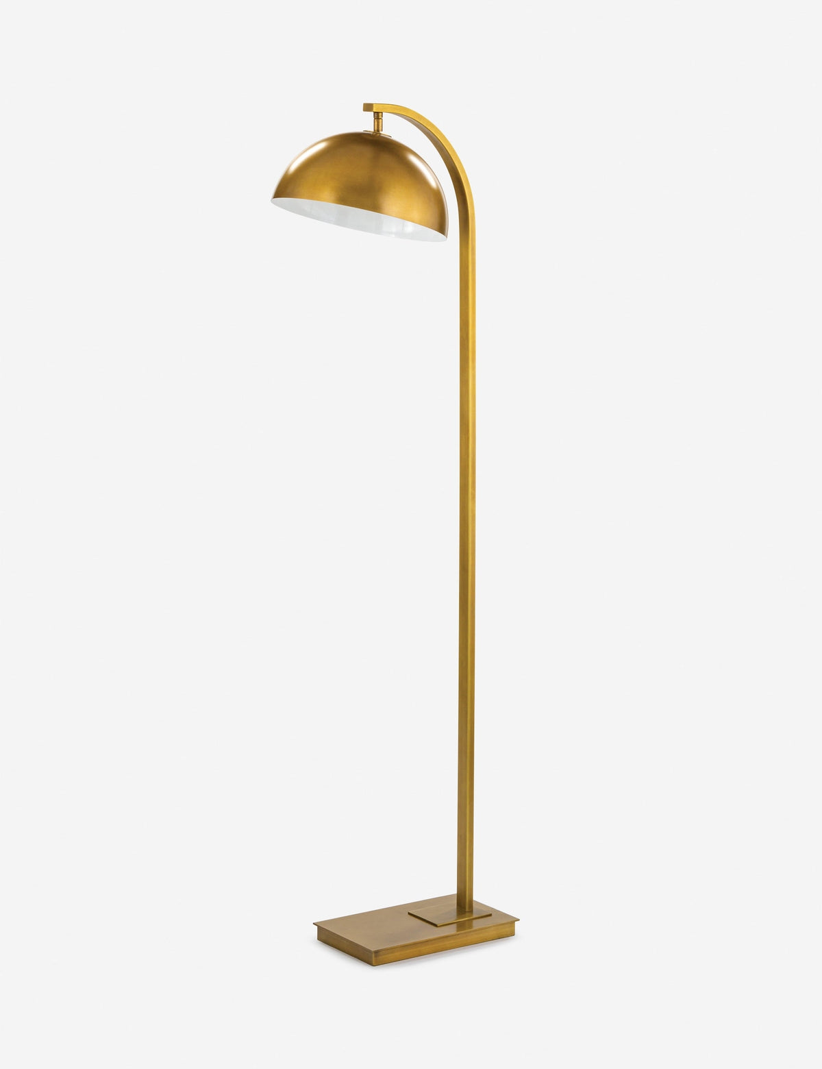 Otto Floor Lamp natural brass finish product view 3