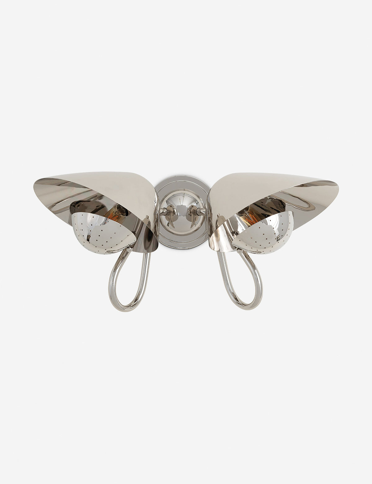 Keaton Double Sconce bedroom wall light front view