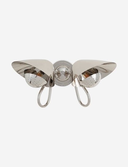 Keaton Double Sconce bedroom wall light front view