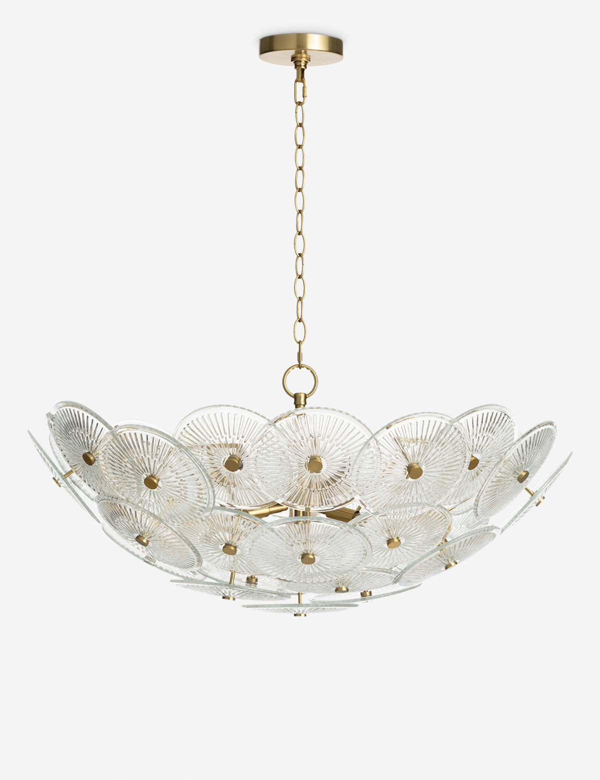 Holly Chandelier dining room light front view