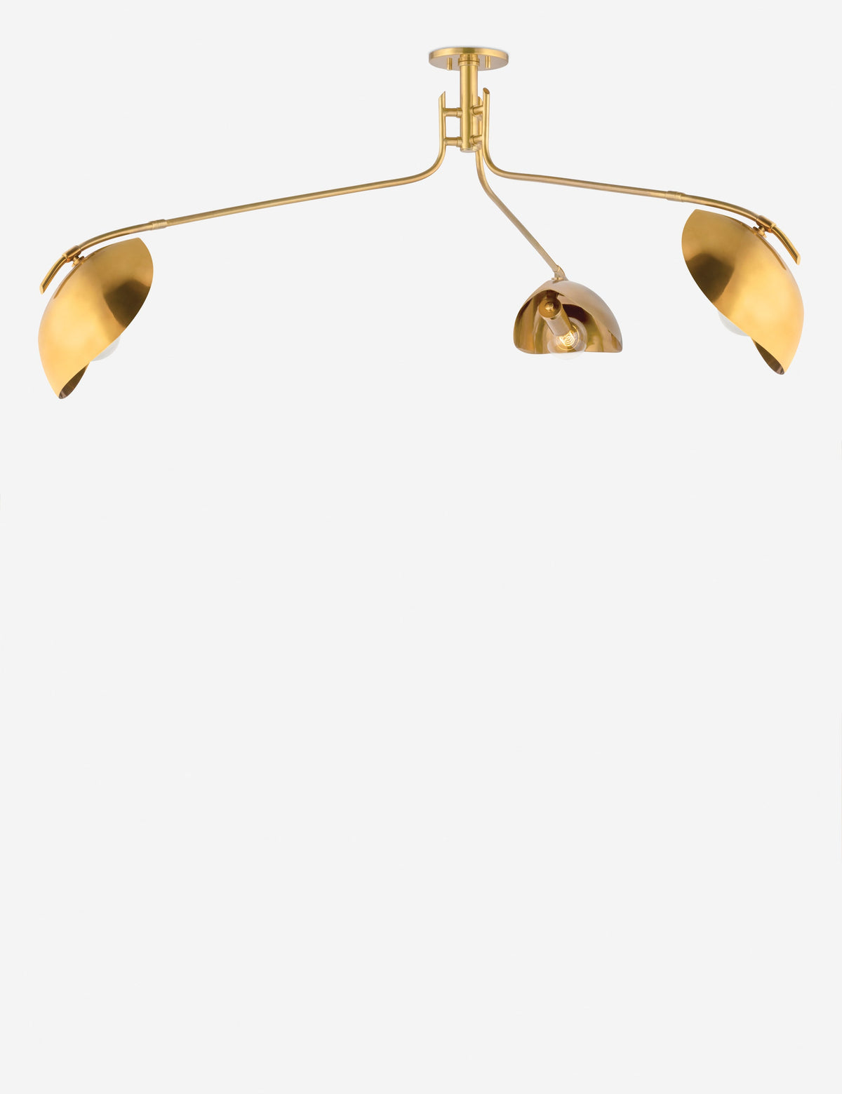 Abanu Chandelier dining room light front view