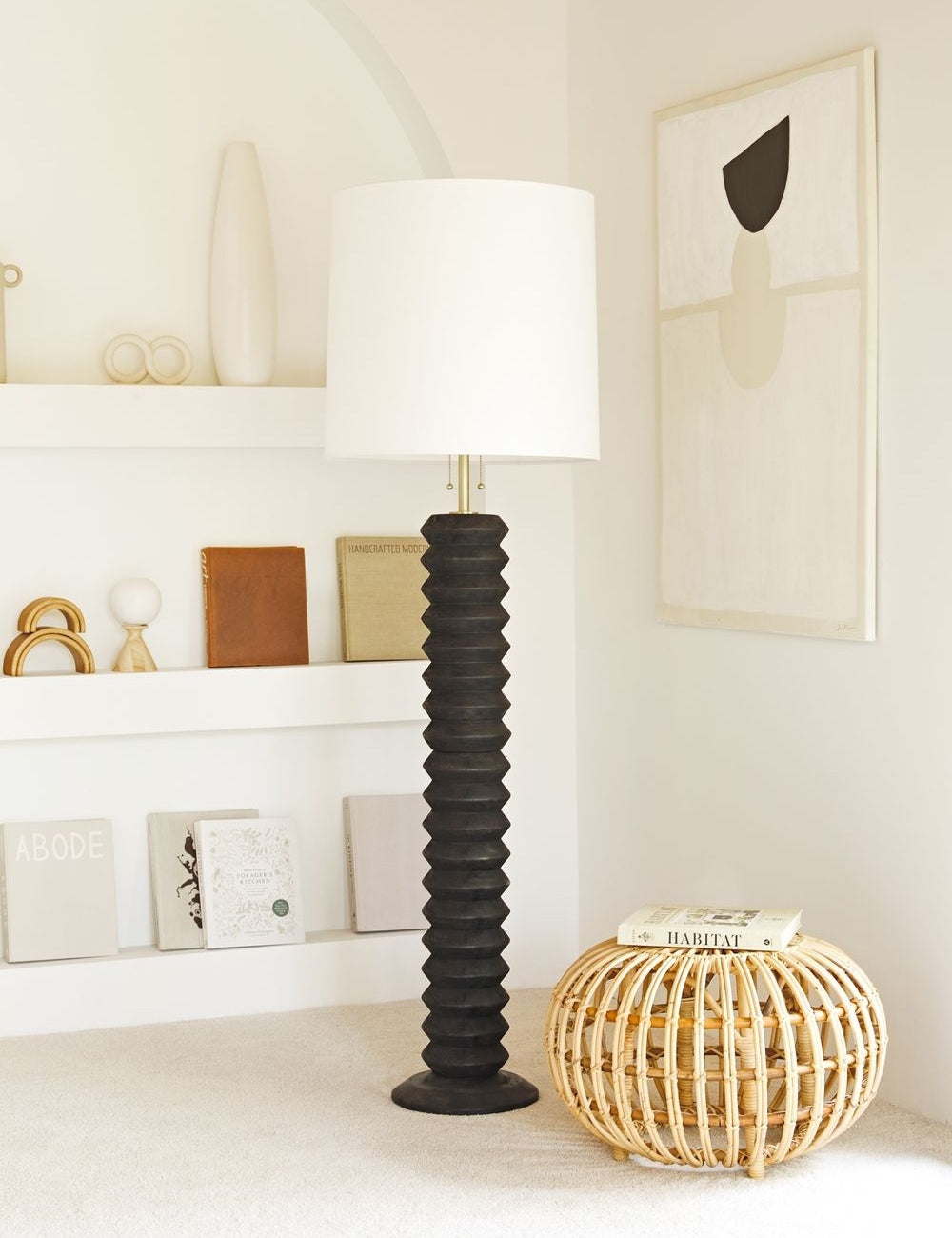 Accordion Floor Lamp living room floor lamp front view