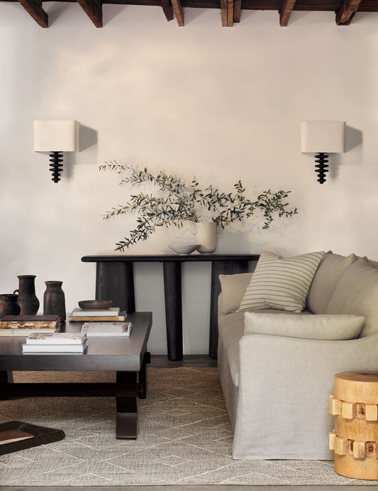 Fishbone Sconce bedroom wall light front view