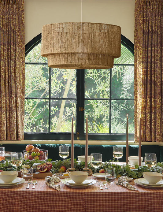 Sayan Pendant Light kitchen island light in a styled room