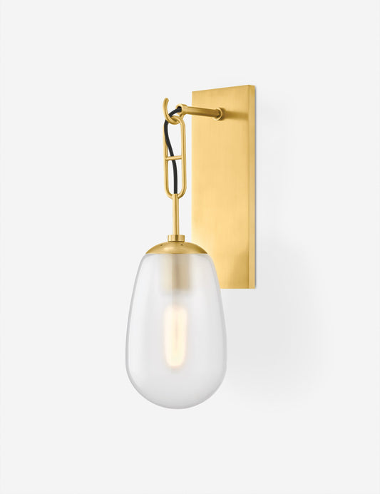 Andrews Sconce bedroom wall light front view