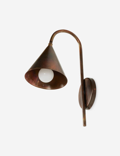 Santino Sconce bedroom wall light front view