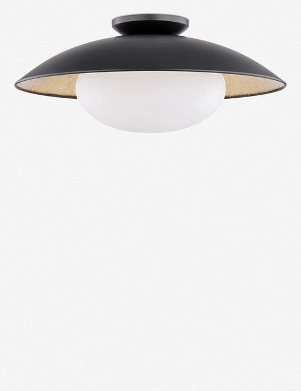 Quinn Semi-Flush Light black finish product view 2