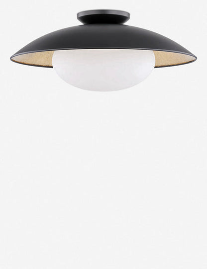 Quinn Semi-Flush Light black finish product view 2