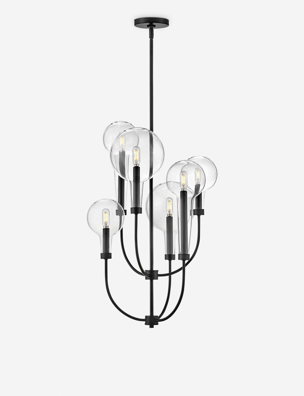 Hennig Chandelier dining room light front view
