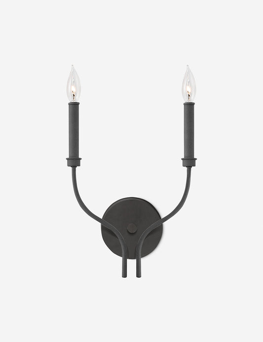 Parsons Sconce bedroom wall light front view