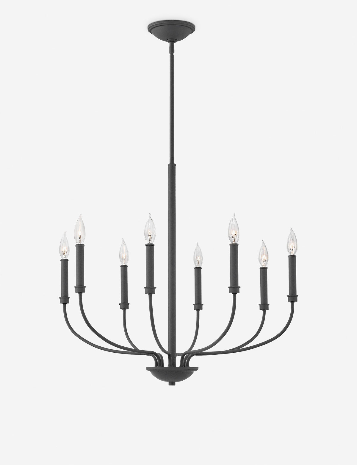 Parsons Chandelier dining room light front view