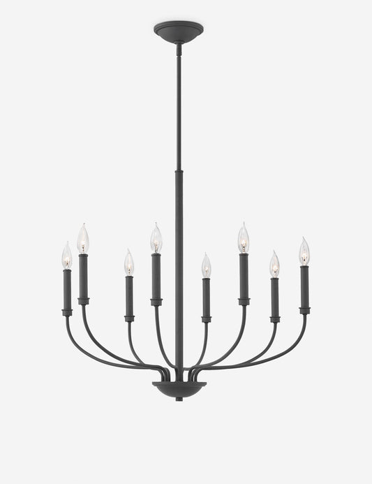 Parsons Chandelier dining room light front view