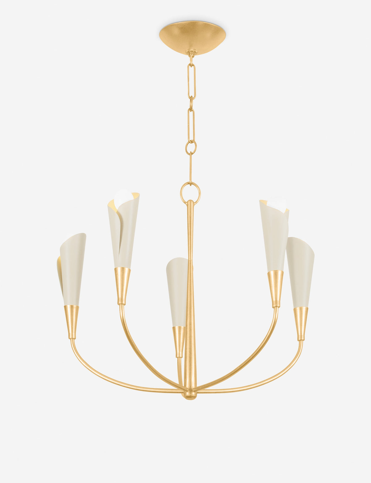 Yvette Chandelier dining room light front view