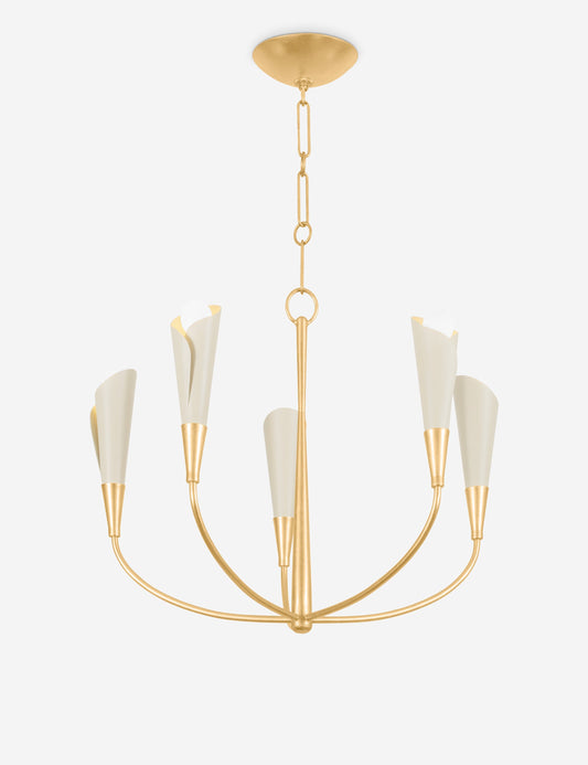 Yvette Chandelier dining room light front view