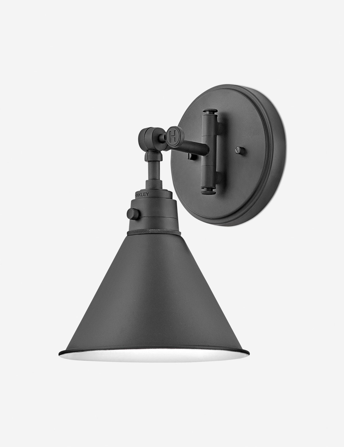 Lennon Adjustable Sconce bedroom wall light front view