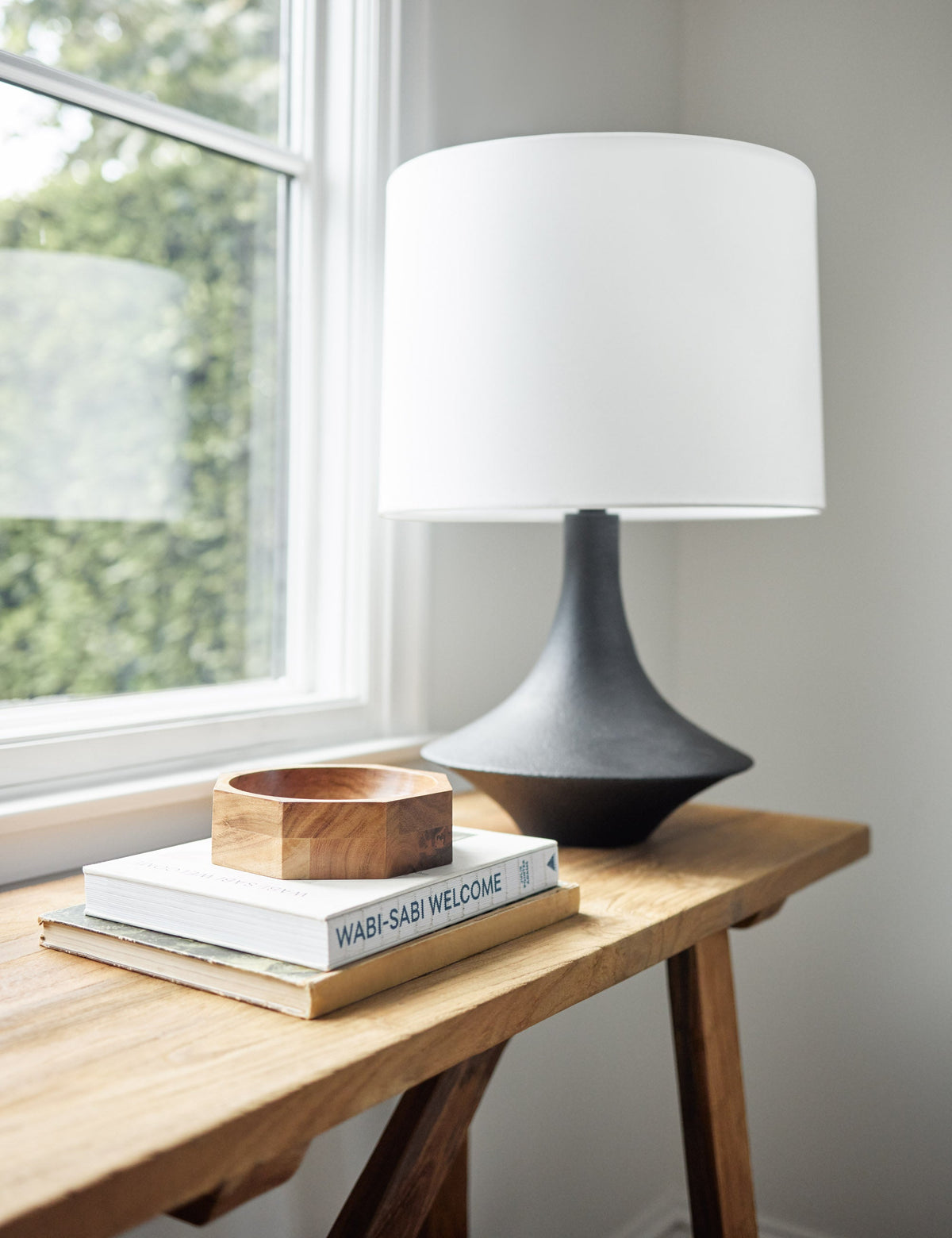 Coulwood Table Lamp styled in a room