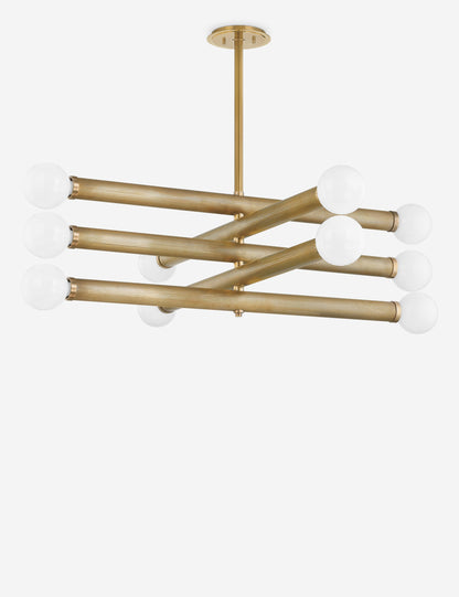 Logi Chandelier dining room light front view