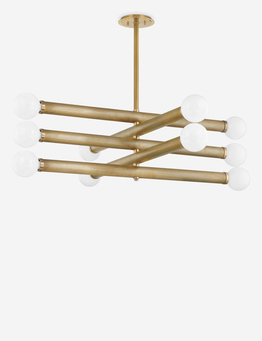 Logi Chandelier dining room light front view