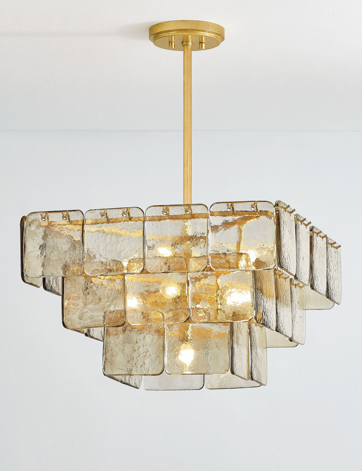 Esmeralda Chandelier dining room light front view