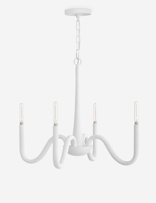 Escher Chandelier dining room light front view