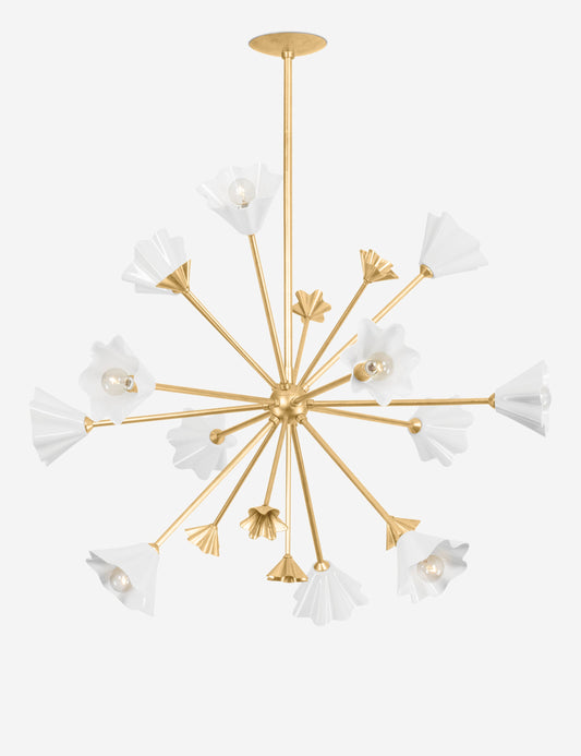 Marigold Chandelier dining room light front view