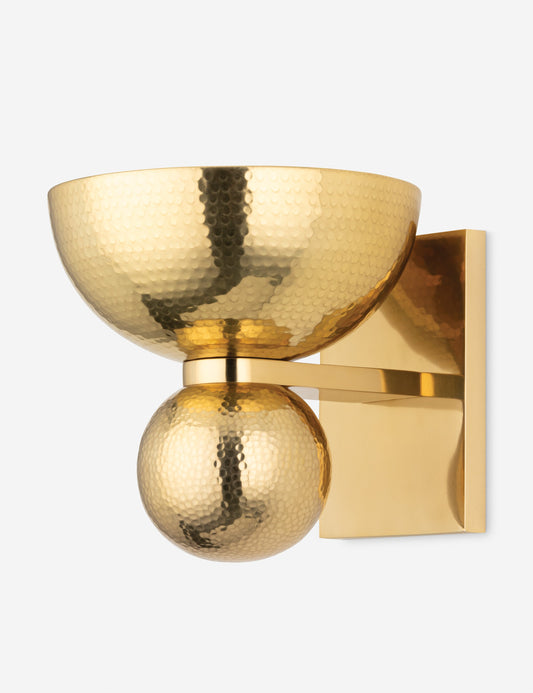 Toussaint Sconce bedroom wall light front view