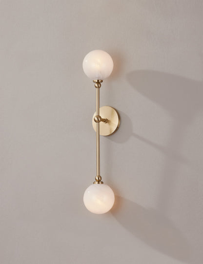 Helia Sconce bedroom wall light front view