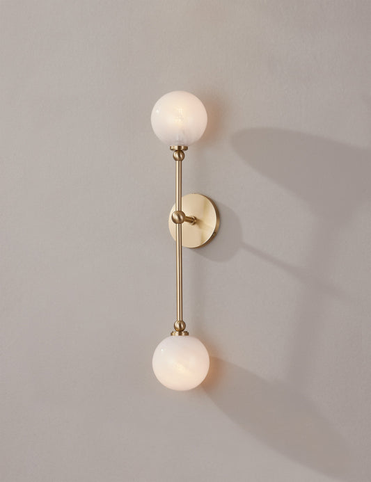 Helia Sconce bedroom wall light front view