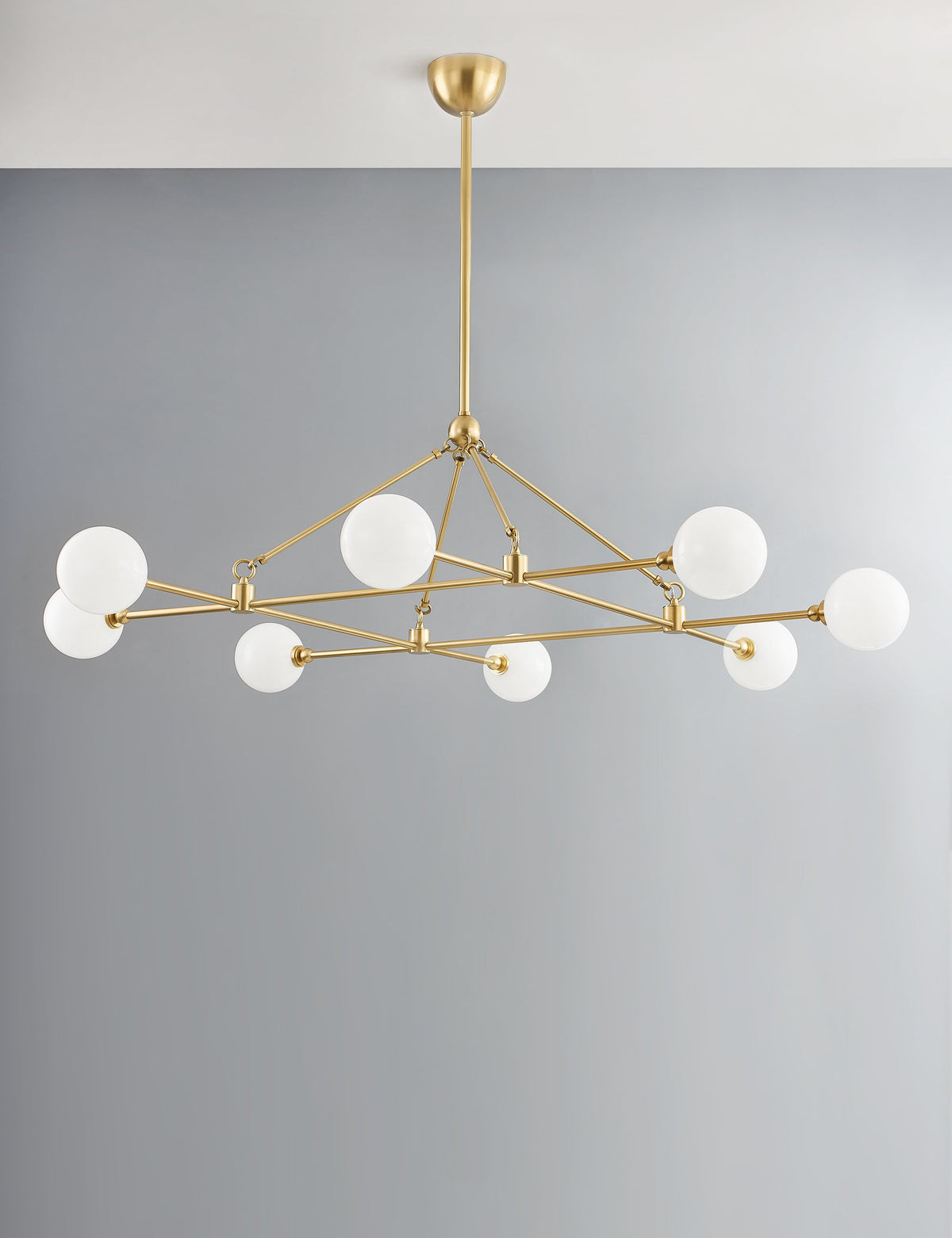 Helia Chandelier dining room light front view