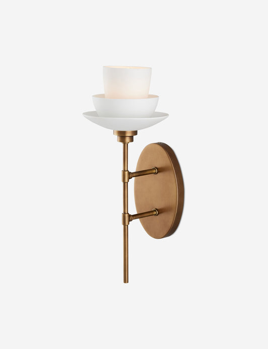 Alouette Sconce bedroom wall light front view