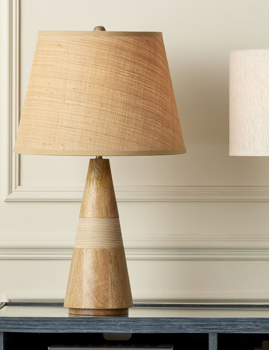 Moritz Table Lamp styled in a room