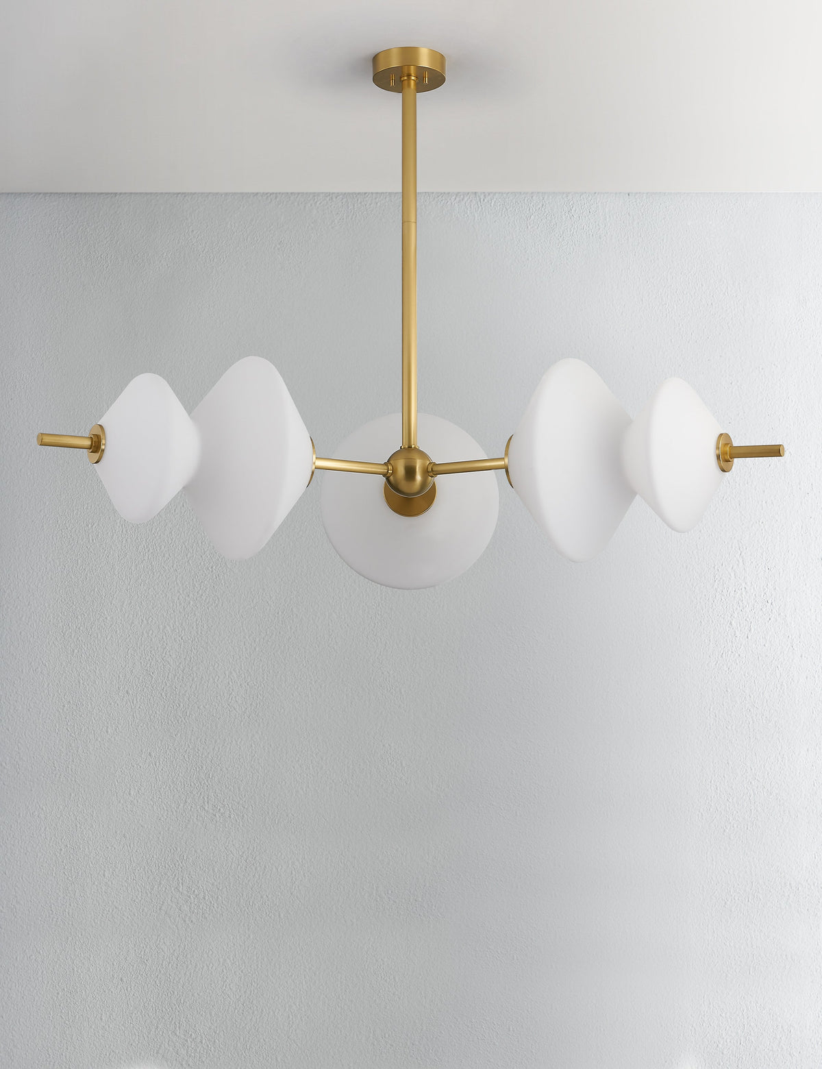 Ayrton Chandelier dining room light front view