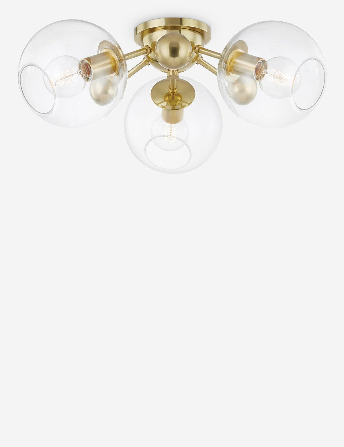 Crystal Semi-Flush Mount Light product view 3